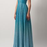 Spoločenské šaty Ombre Aqua