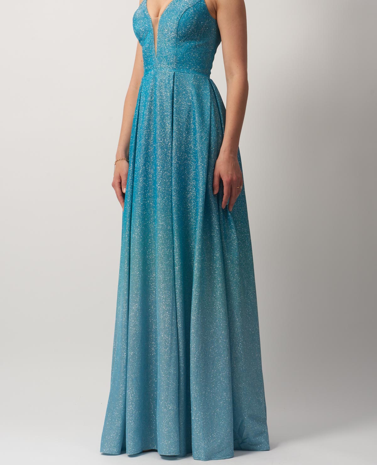 Spoločenské šaty Ombre Aqua