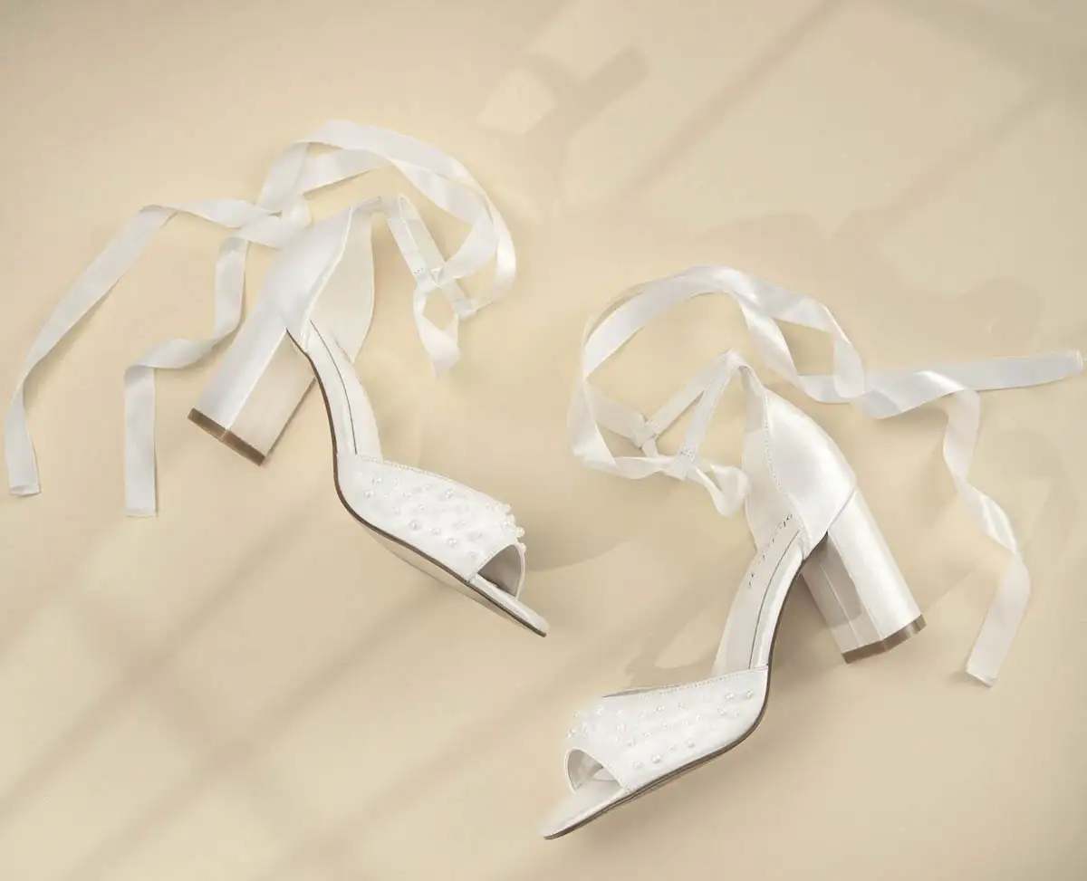 Svadobné sandále Esther