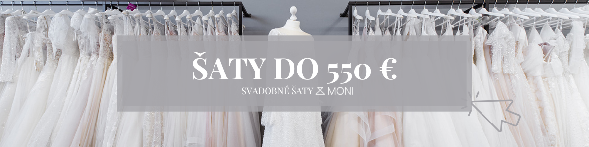 Svadobné šaty do 550€