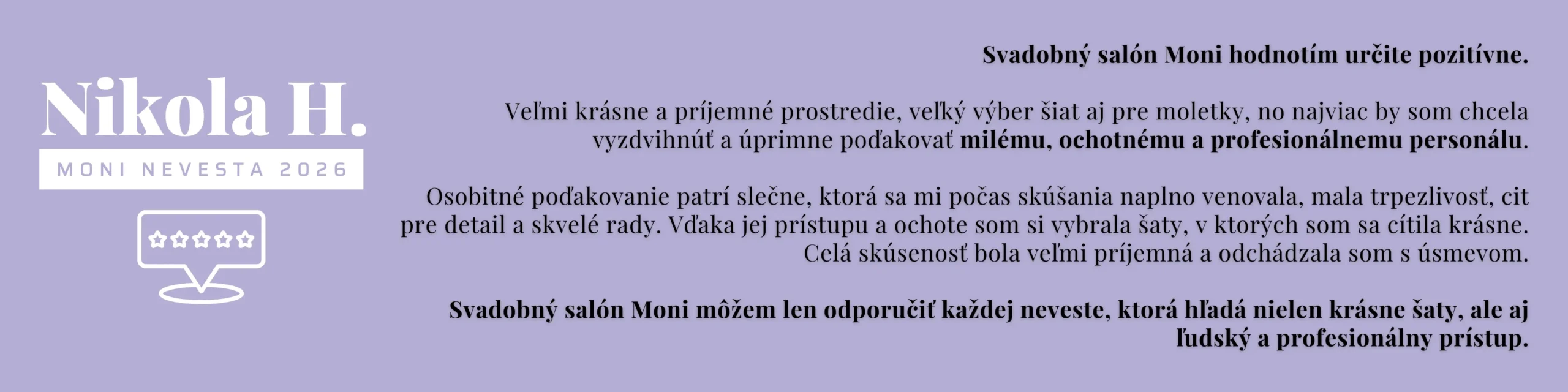 MONI svadobný salón
